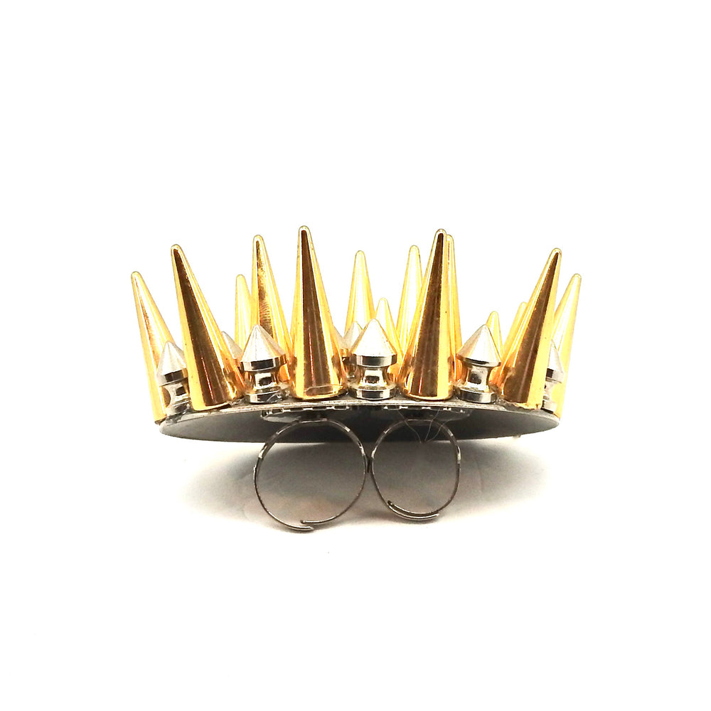 GOLD SPIKE DIVINE RING