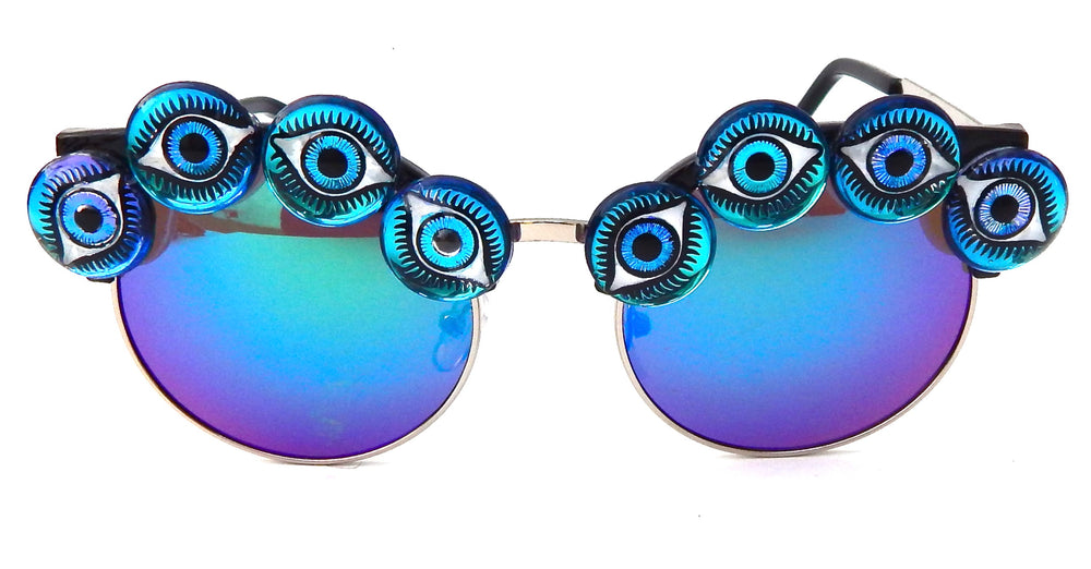EYE SPY BLUE ACID COCO GLASSES