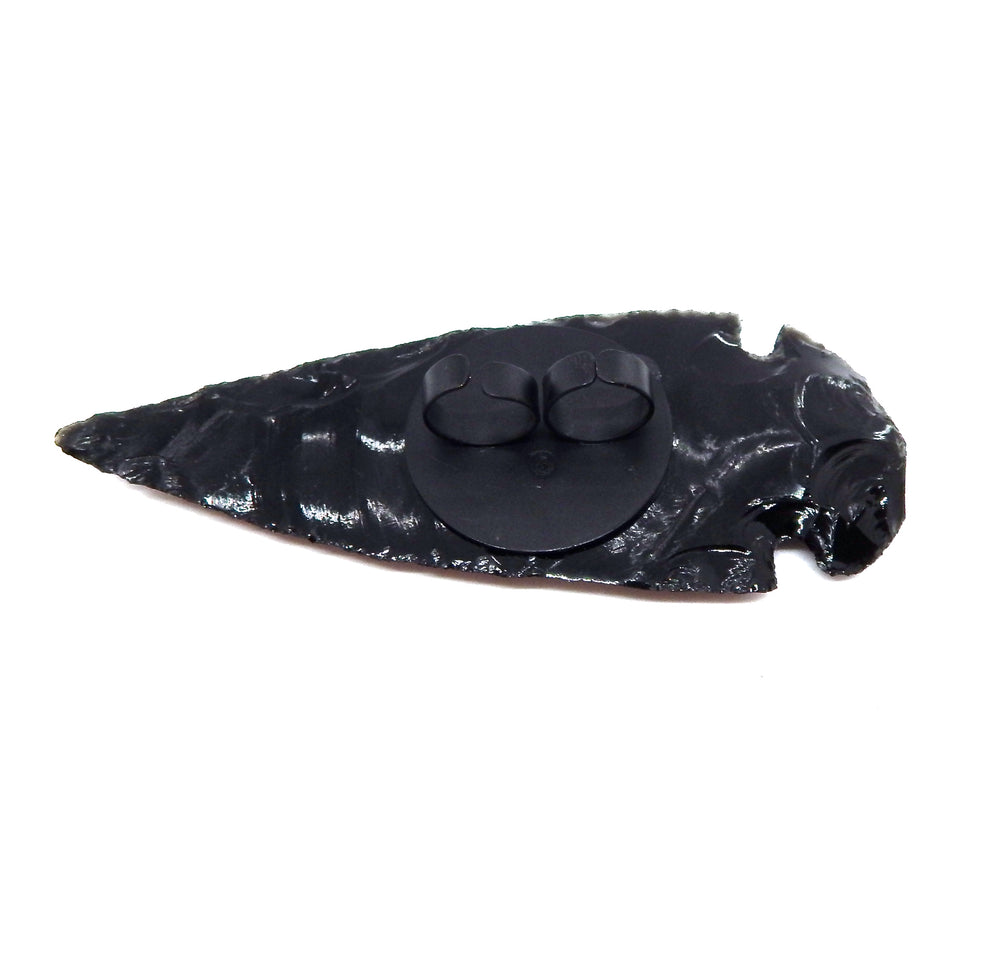 KILL DEVIL HILLS DRAGON GLASS XL BLACK ARROWHEAD RING
