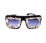 SCANDALOUS RHINESTONE HONDO SUNGLASSES