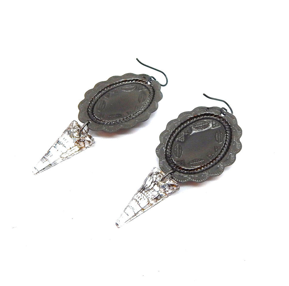 PONDEROSA MAVERICK CONCHO EARRINGS