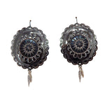 PONDEROSA PONY EXPRESS CONCHO EARRINGS