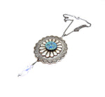 PONDEROSA KID BLUE CONCHO NECKLACE