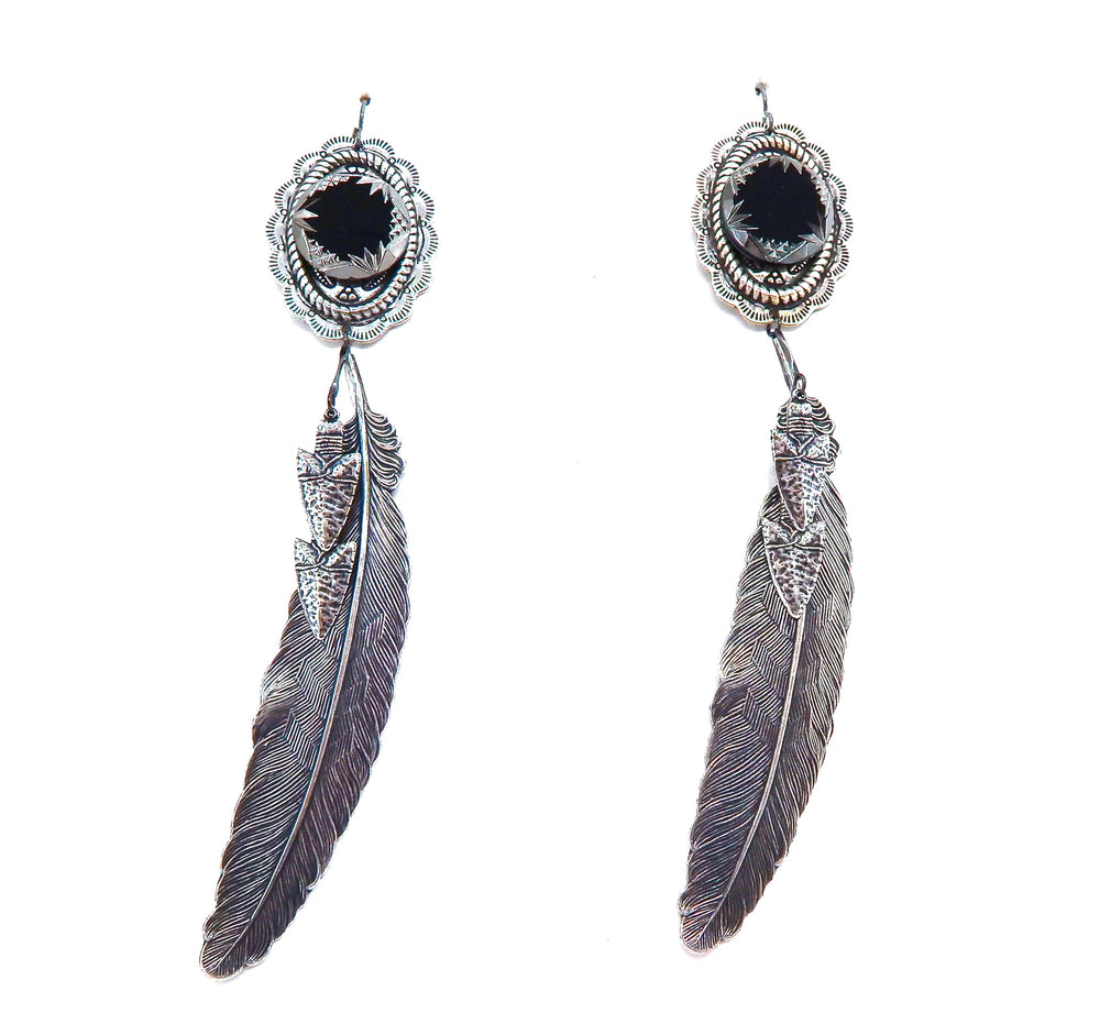 PONDEROSA HIGH PLAINS DRIFTER CONCHO EARRINGS