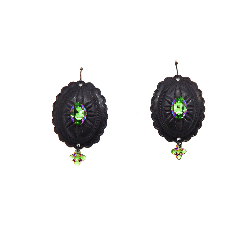 PONDEROSA THE QUICK & THE DEAD CONCHO EARRINGS