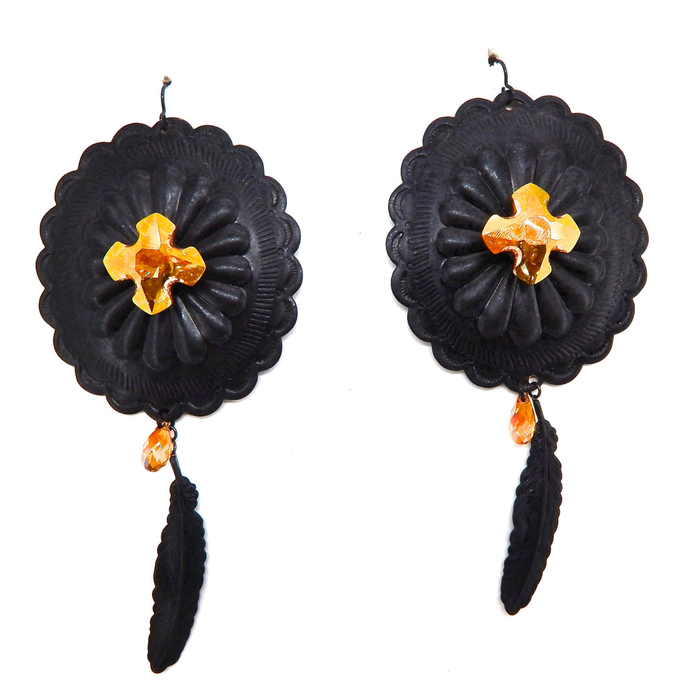 PONDEROSA 3:10 TO YUMA CONCHO EARRINGS