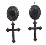 PONDEROSA UNFORGIVEN CONCHO EARRINGS