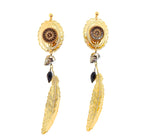 PONDEROSA TREASURE OF THE SIERRA MADRE CONCHO EARRINGS