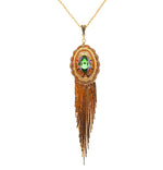 PONDEROSA QUICK & THE DEAD CONCHO FRINGE NECKLACE