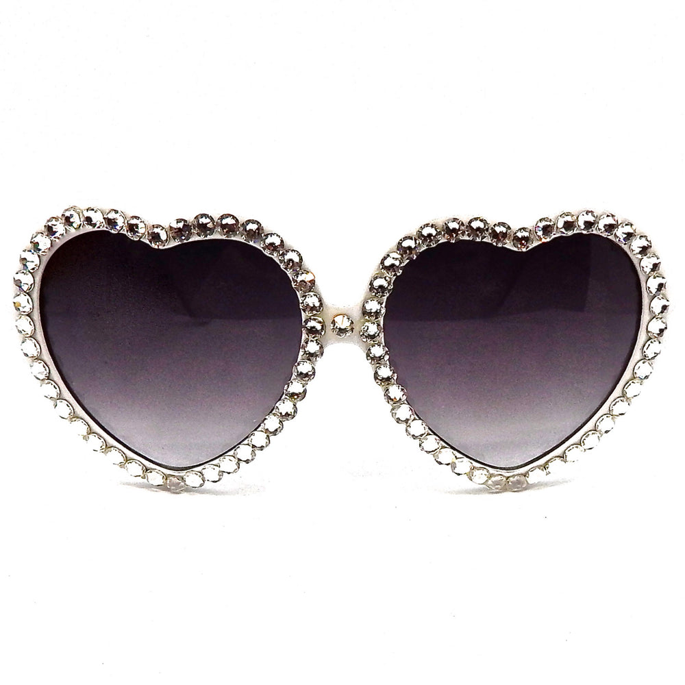 LOLITA MOONCRYSTAL RHINESTONE HEART SUNGLASSES