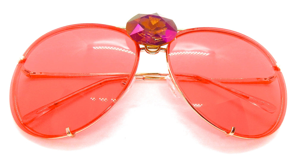PANTHER POWER WATERMELON AVIATOR SUNGLASSES