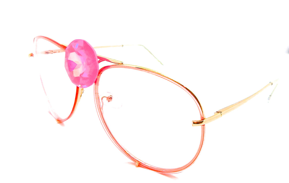 DIAMOND MAXXX PINK FOX AVIATORS