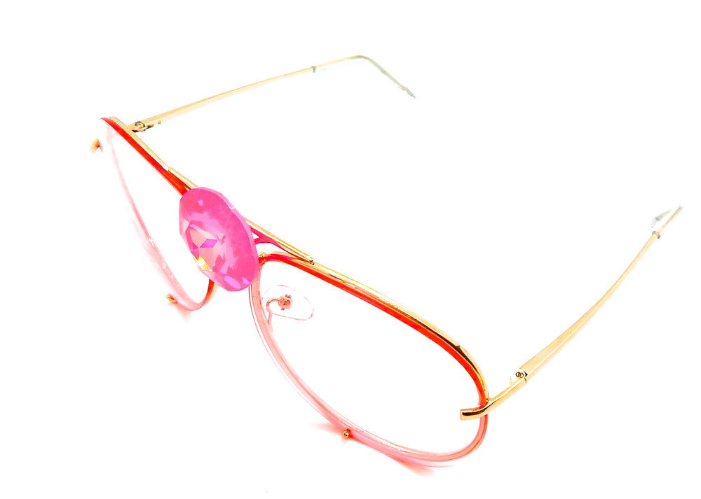 DIAMOND MAXXX PINK FOX AVIATORS