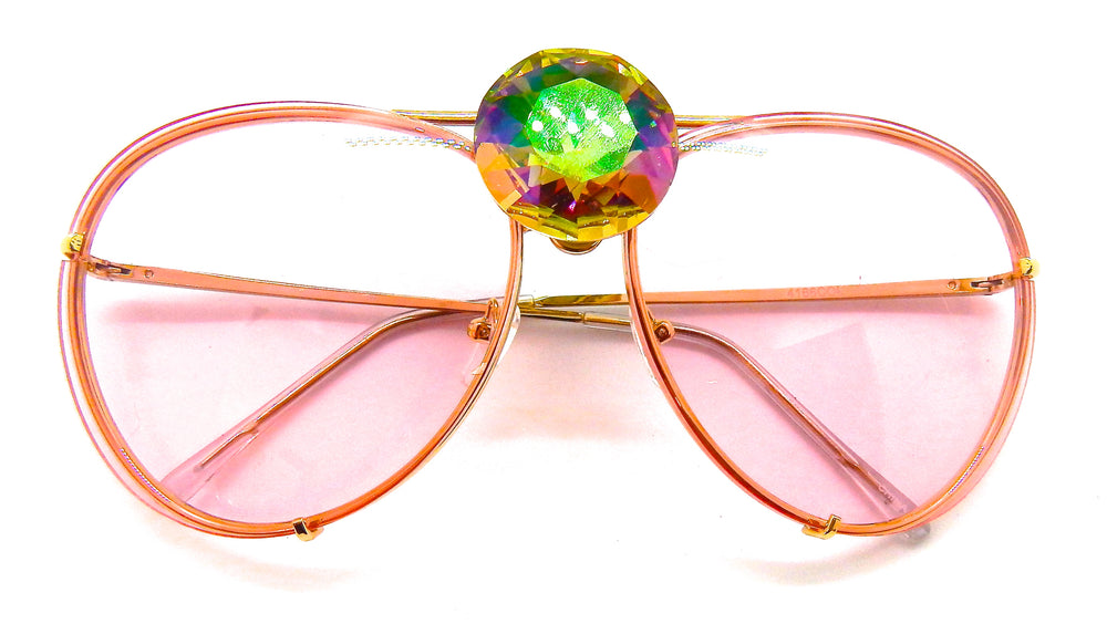 DIAMOND MAXXX PINK WHISPER AVIATORS