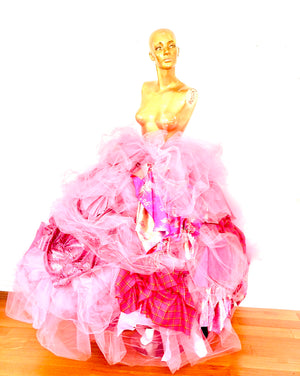 PINK PUNK HOOP SKIRT
