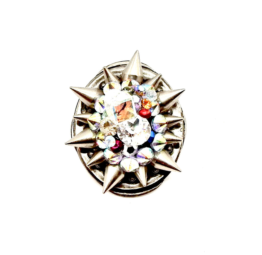 SPIKE DISCO COCKTAIL RING