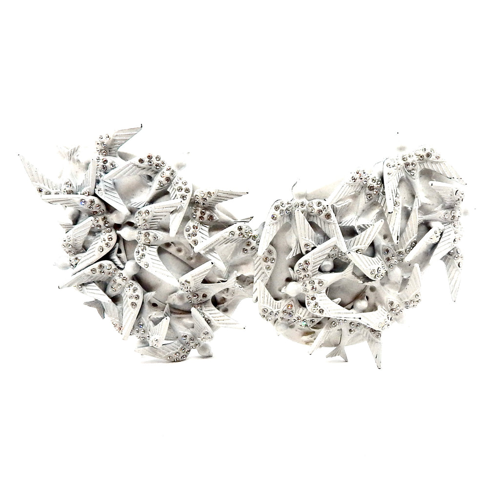 WHITE SPARROW MADAME BUTTERFLY GLASSES