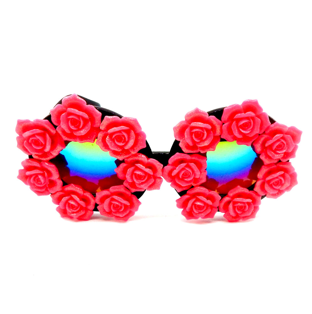 SUMMER OF LOVE SCARLET BEGONIA SPEED QUEEN GLASSES