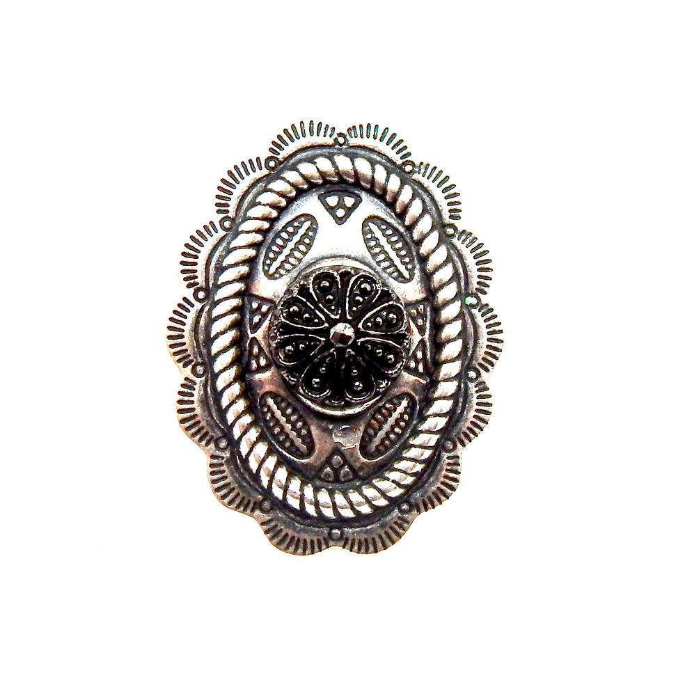 PONDEROSA LONGMIRE LONE WOLF CONCHO RING