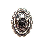 PONDEROSA LONGMIRE LONE WOLF CONCHO RING