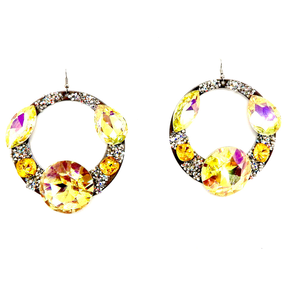 HONEY BUTTER2 HOOP EARRINGS