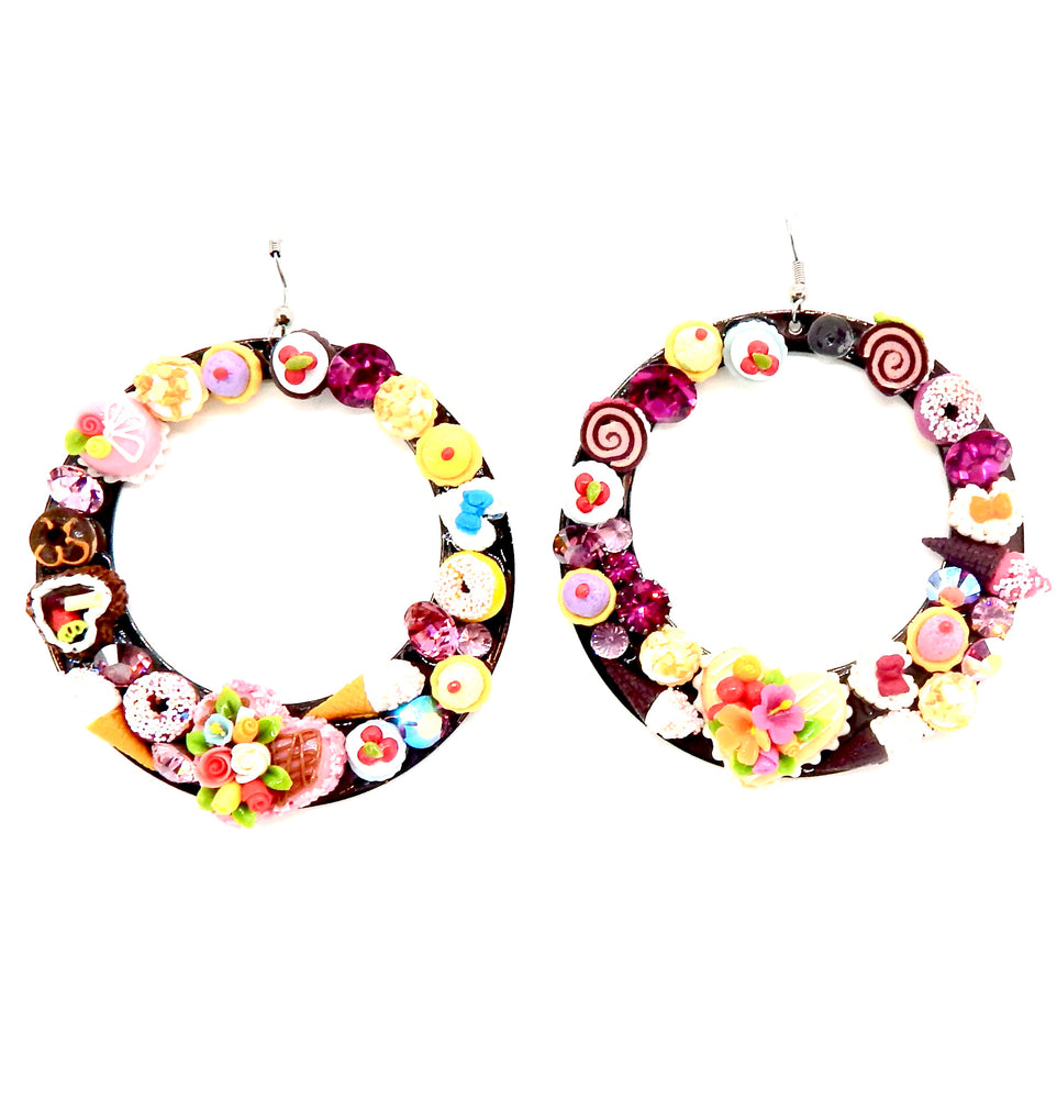 BAD CAKE YOU HOOP EARRINGS