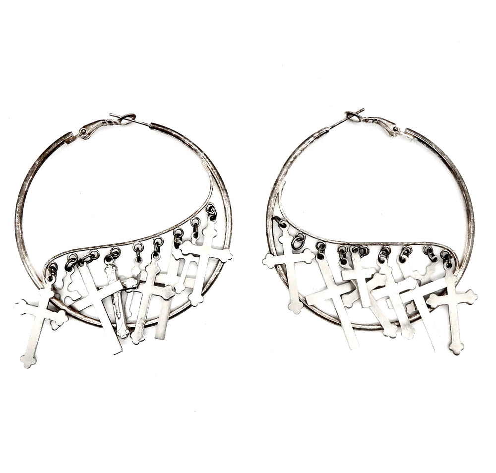CONFESSION HOOP EARRINGS