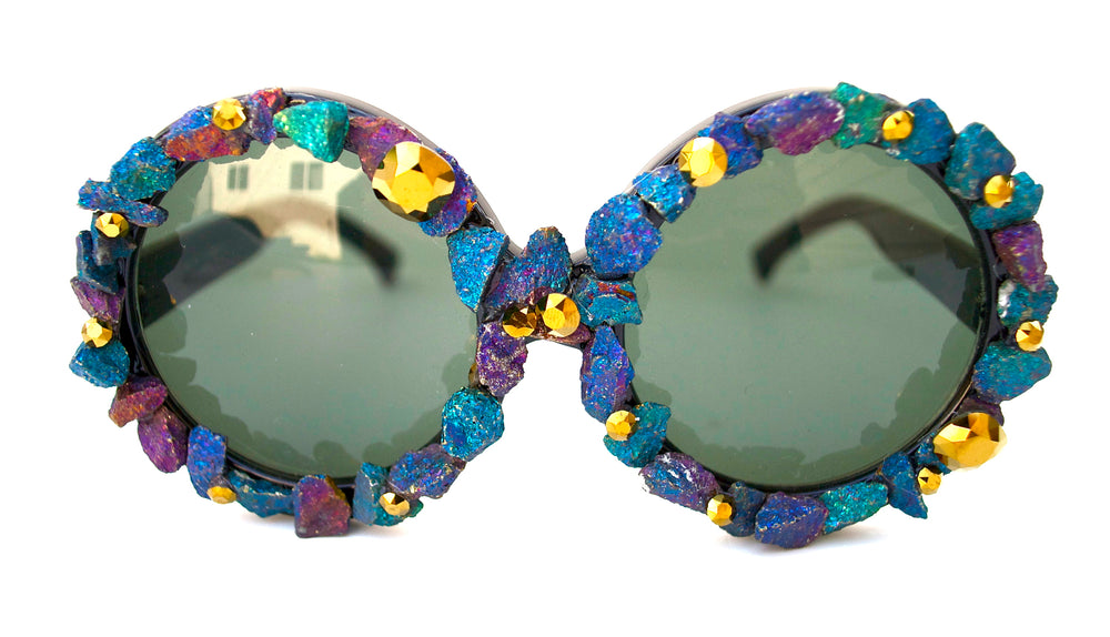 GILDED PEACOCK DONOVAN GLASSES