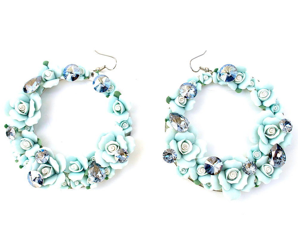 LADY SINGS THE BLUES HOOP EARRINGS
