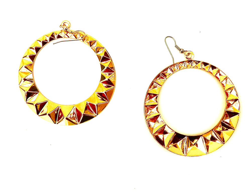 STUD HOOP GOLD EARRINGS