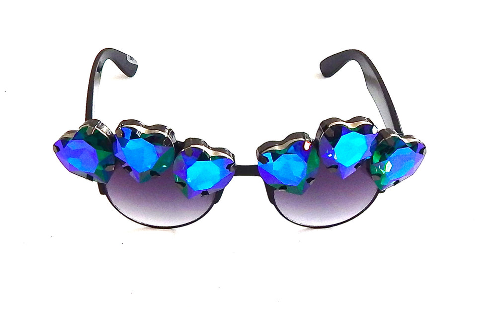 HEART THROB EMERALD OZ ACID COCO GLASSES