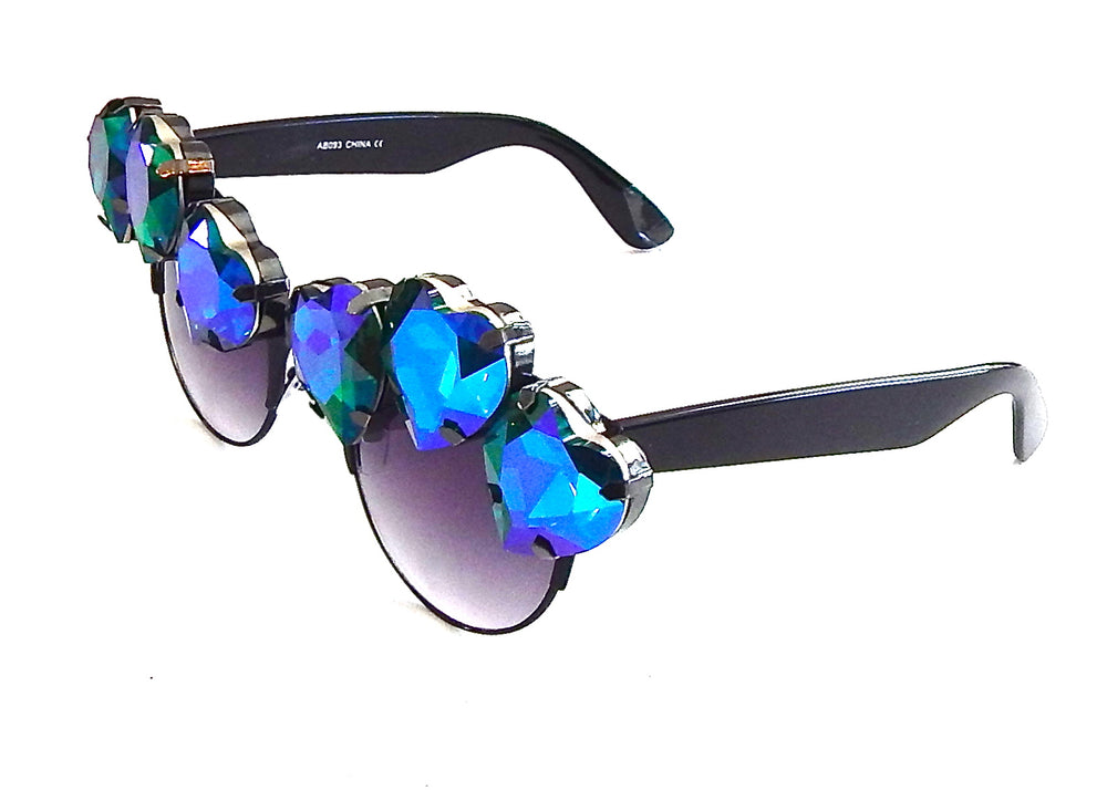 HEART THROB EMERALD OZ ACID COCO GLASSES