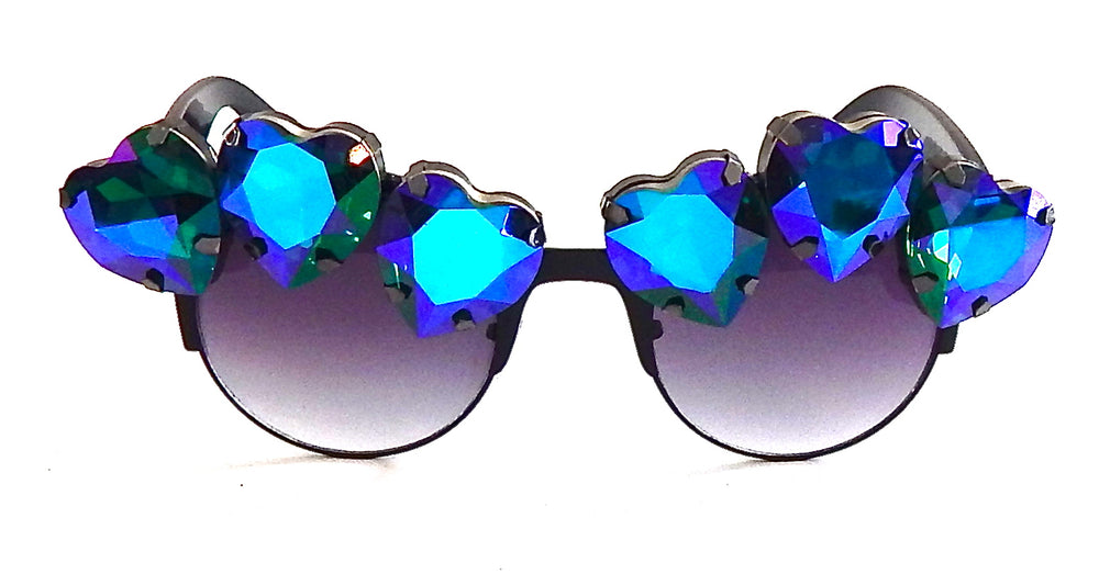 HEART THROB EMERALD OZ ACID COCO GLASSES