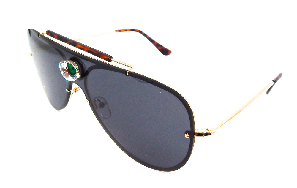 DIAMOND MAXXX GREEN ENVY EYE AVIATORS