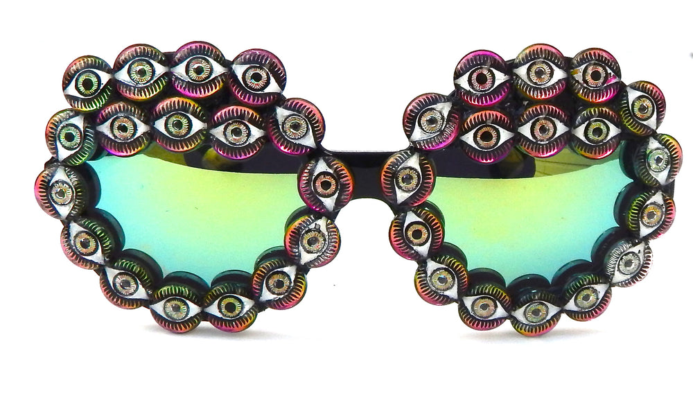 EYE SPY GREEN WILDE CATEPRILLAR GLASSES