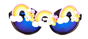 FANTASIA PASTEL RAINBOW ACID PEEKABOO GLASSES