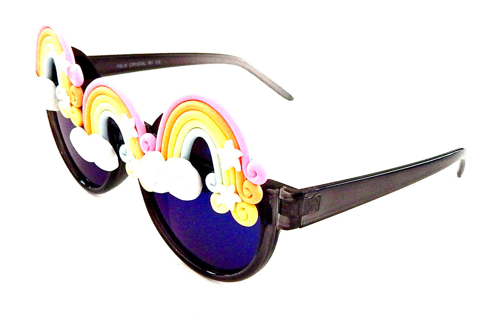 FANTASIA PASTEL RAINBOW ACID PEEKABOO GLASSES