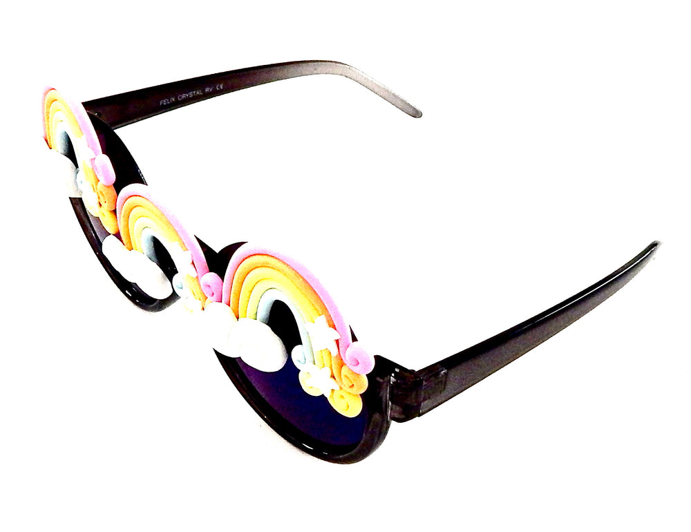 FANTASIA PASTEL RAINBOW ACID PEEKABOO GLASSES