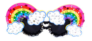 FANTASIA FOXY BLACK RAINBOW GLASSES