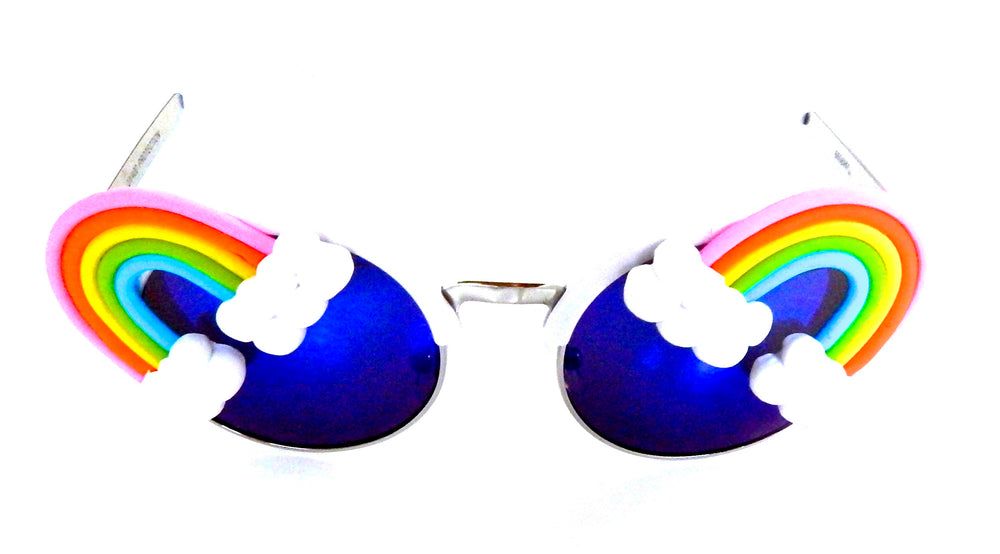 FANTASIA NEON RAINBOW ACID COCO GLASSES
