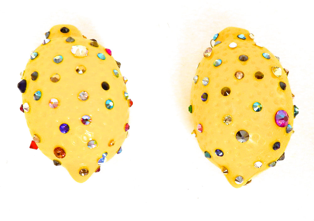 FRUIT PUNCH LEMON EARRINGS