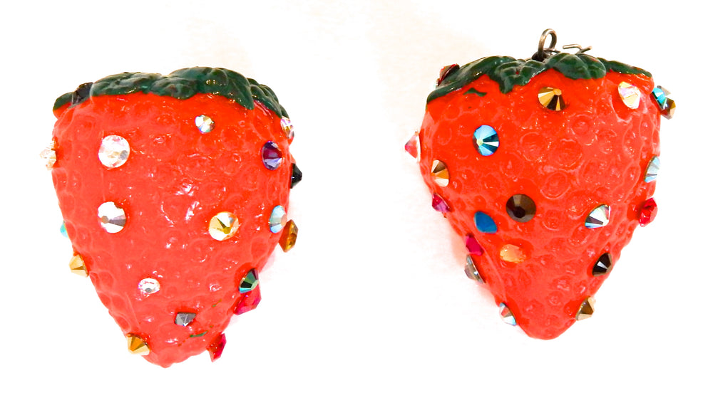 FRUIT PUNCH STRAWBERRY EARRINGS