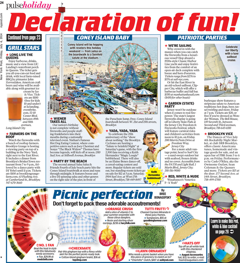 NEW YORK POST JULY 2014