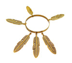 THUNDERBIRD GOLDEN EAGLEFEATHER BANGLE