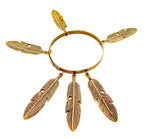 THUNDERBIRD GOLDEN EAGLEFEATHER BANGLE