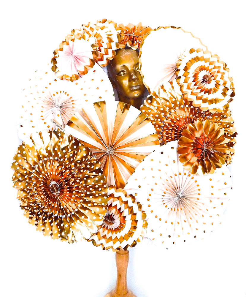 GOLDEN GARDEN PARTY HEADPIECE