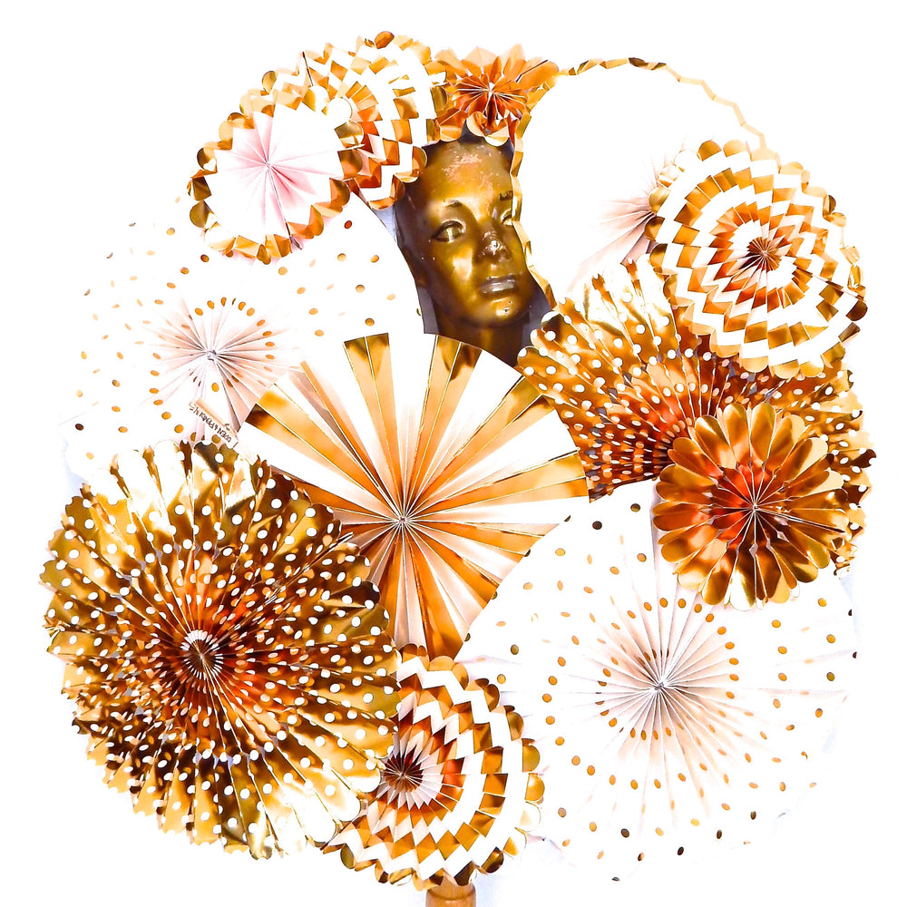 GOLDEN GARDEN PARTY HEADPIECE