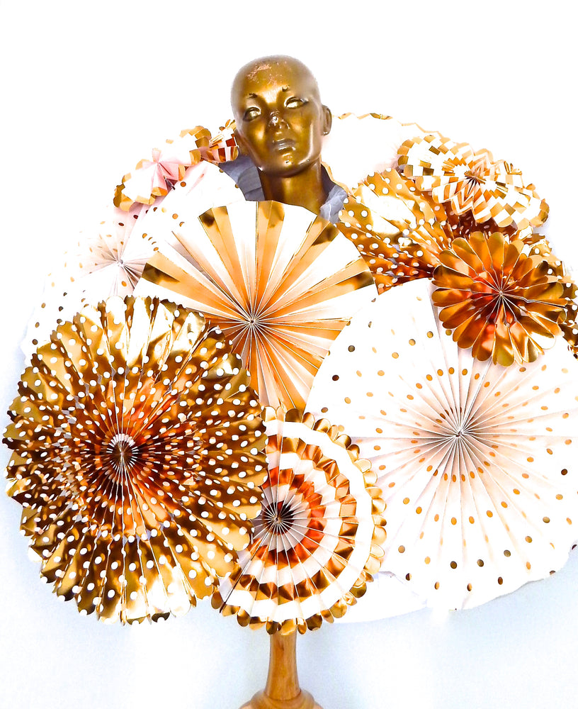 GOLDEN GARDEN PARTY HEADPIECE