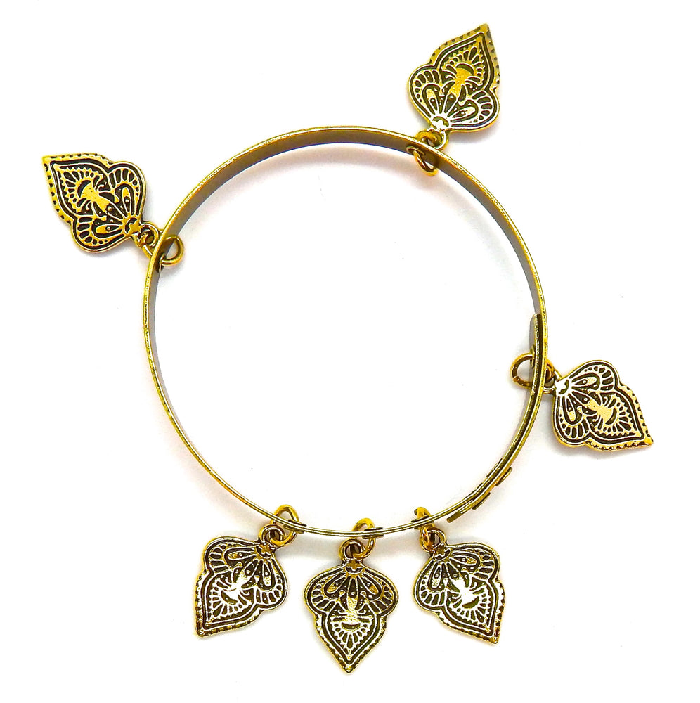 THUNDERBIRD GOLD MEHNDI BANGLE