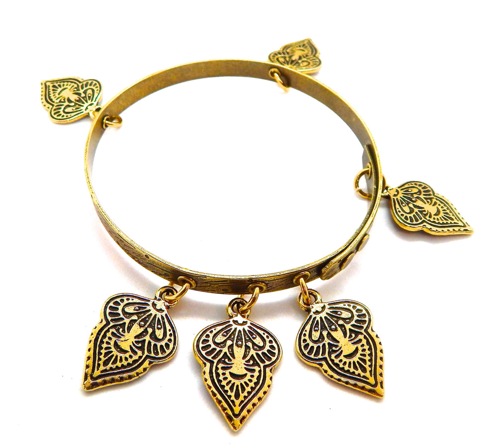 THUNDERBIRD GOLD MEHNDI BANGLE